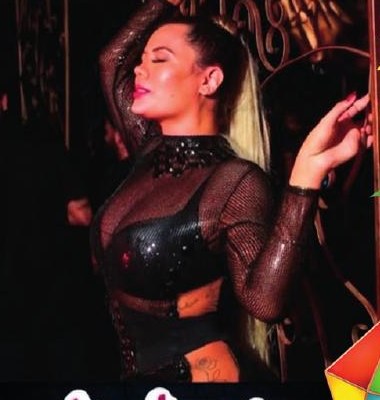 Bruna em uma edição anterior do Baile